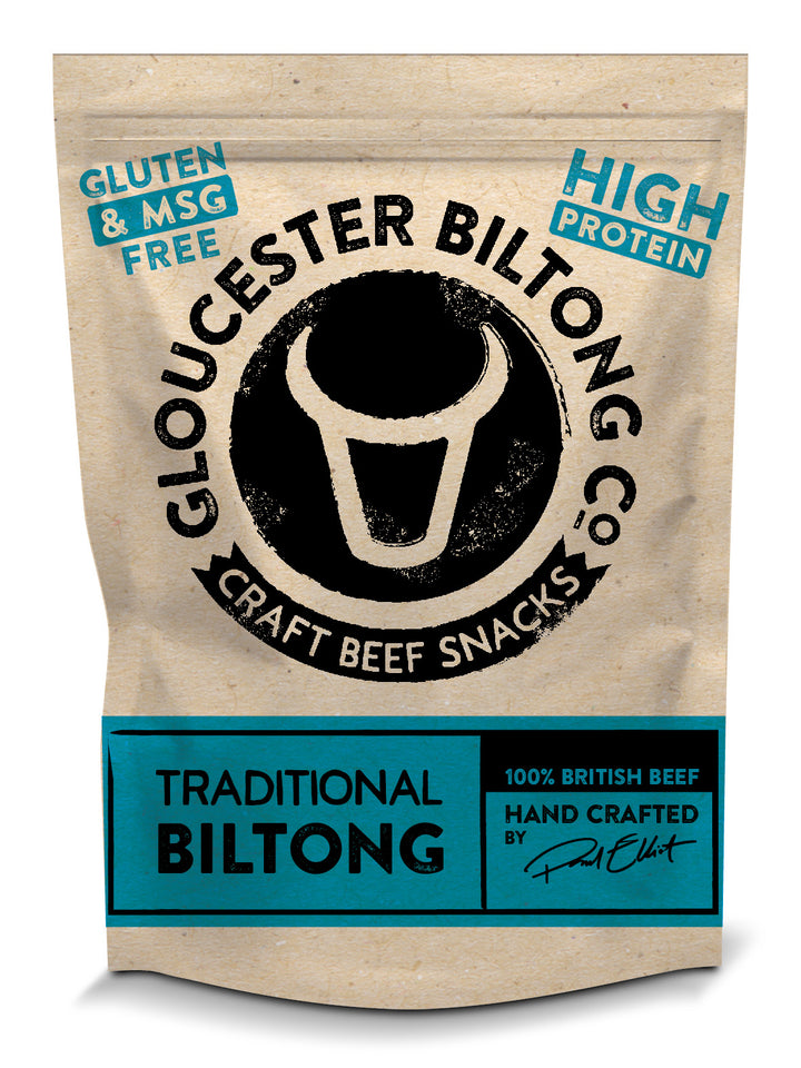 High Protein Traditional Recipe Beef Biltong Gluten and MSG freeHand Crafted and Sliced after being hung in the premium biltong dryer