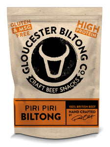 High Protein Gluten and MSG Free Piri Piri Flavour Beef Biltong 